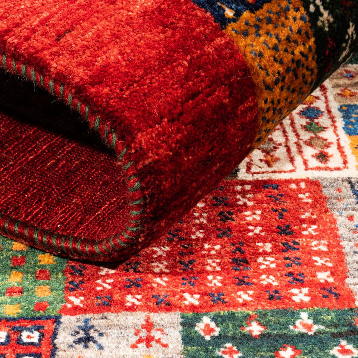 Tapis Gabbeh - Loribaft Persan - Royal - 145 x 90 cm - multicolore