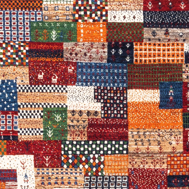 Tapis Gabbeh - Loribaft Persan - Royal - 147 x 100 cm - multicolore