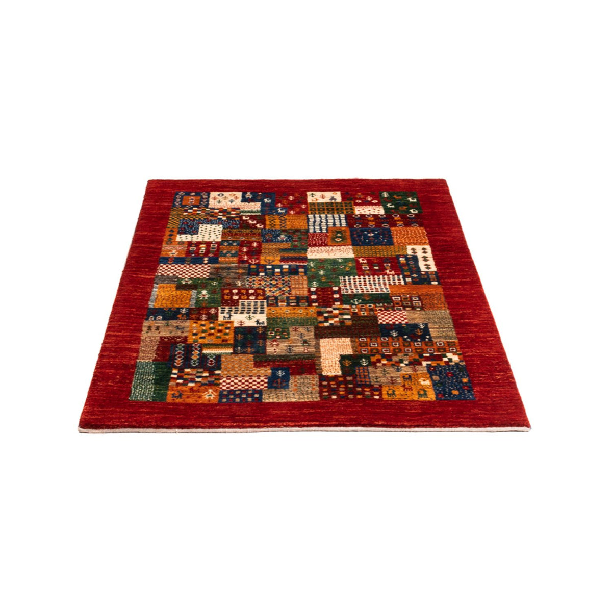 Tapis Gabbeh - Loribaft Persan - Royal - 134 x 90 cm - multicolore