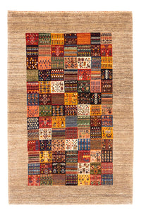 Tapis Gabbeh - Loribaft Persan - Royal - 151 x 104 cm - multicolore