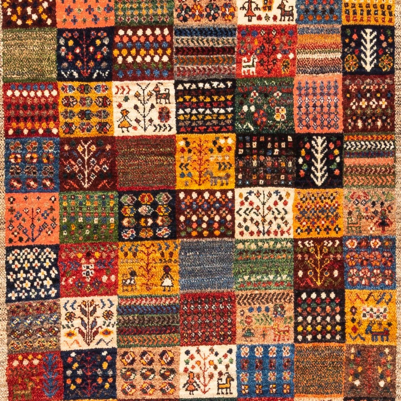 Tapis Gabbeh - Loribaft Persan - Royal - 151 x 104 cm - multicolore
