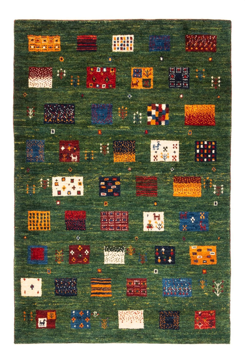 Tapis Gabbeh - Loribaft Persan - Royal - 129 x 88 cm - multicolore