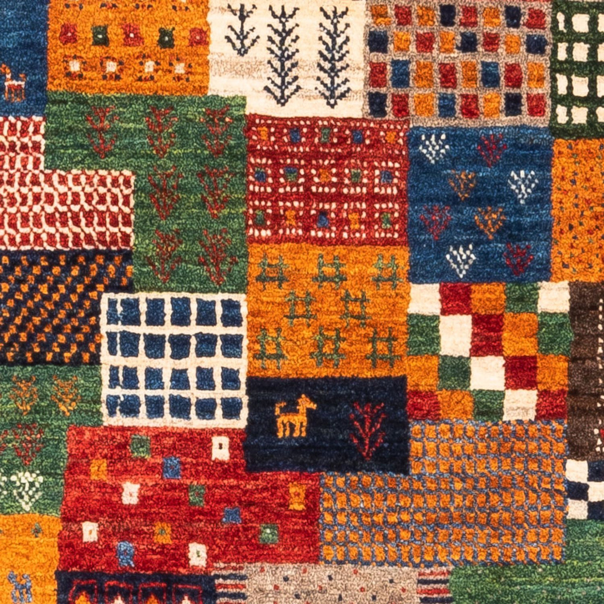 Tapis Gabbeh - Loribaft Persan - Royal - 125 x 80 cm - multicolore