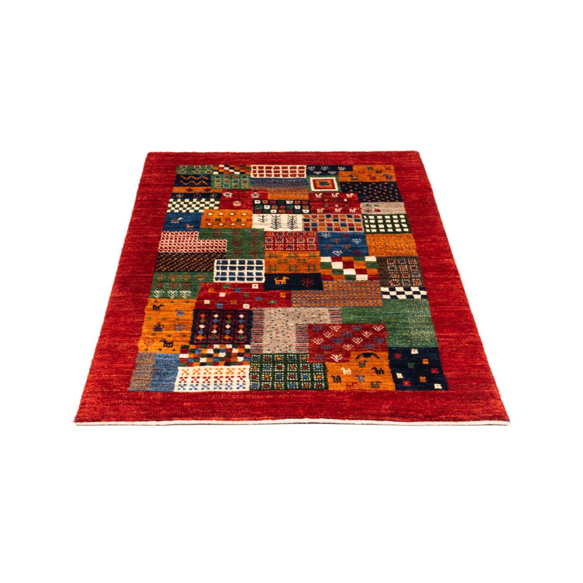 Tapis Gabbeh - Loribaft Persan - Royal - 125 x 80 cm - multicolore