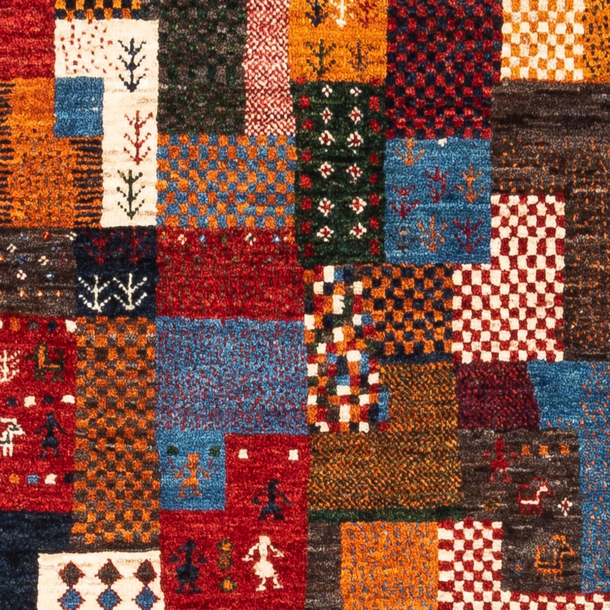 Tapis Gabbeh - Loribaft Persan - Royal - 135 x 83 cm - multicolore