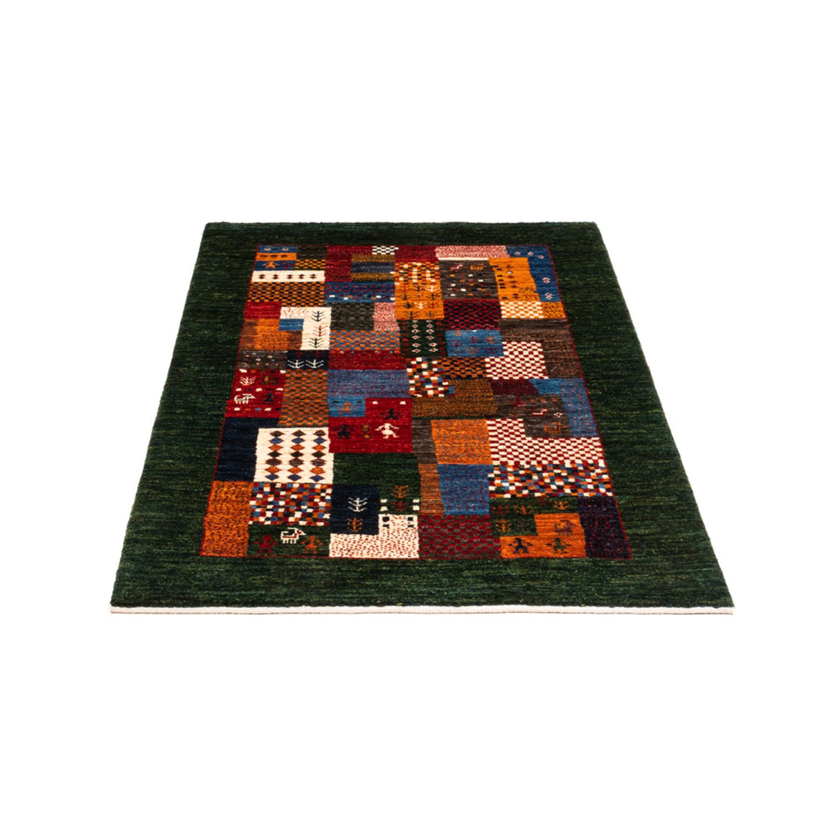 Tapis Gabbeh - Loribaft Persan - Royal - 135 x 83 cm - multicolore