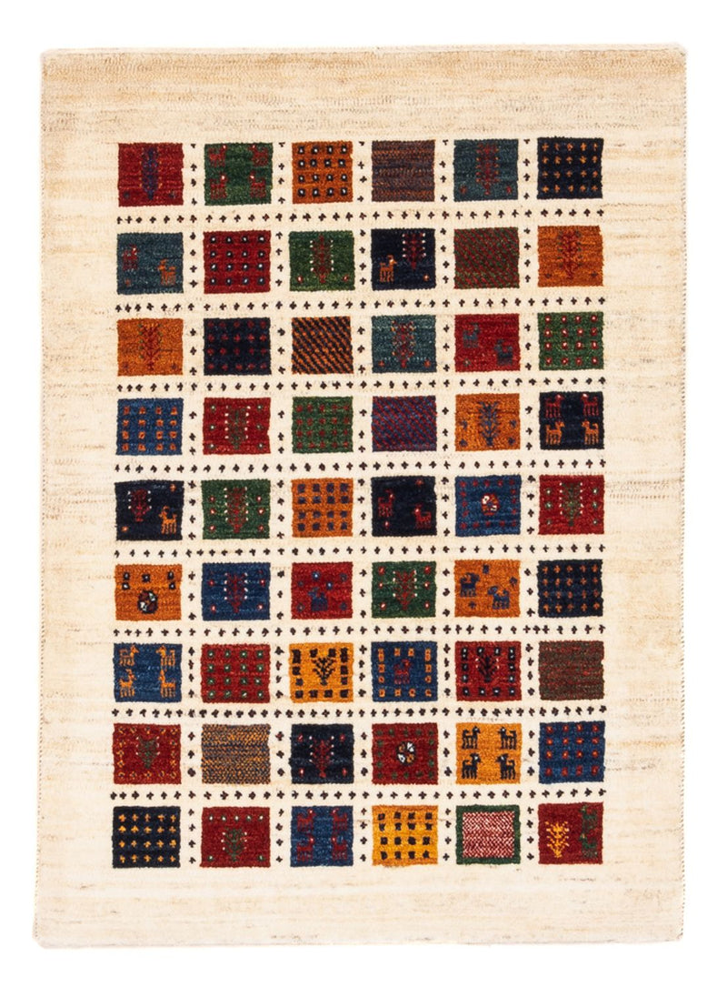 Tapis Gabbeh - Loribaft Persan - Royal - 112 x 80 cm - multicolore