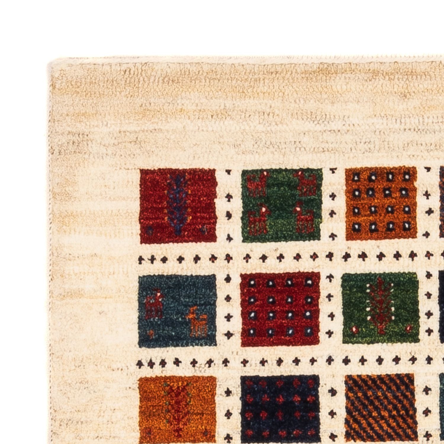 Tapis Gabbeh - Loribaft Persan - Royal - 112 x 80 cm - multicolore