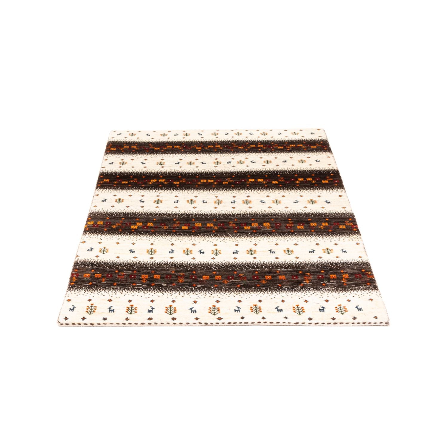 Tapis Gabbeh - Loribaft Persan - Royal - 127 x 83 cm - multicolore