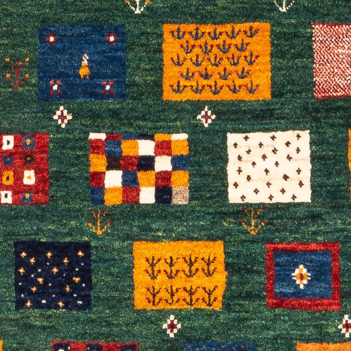 Tapis Gabbeh - Loribaft Persan - Royal - 125 x 80 cm - multicolore