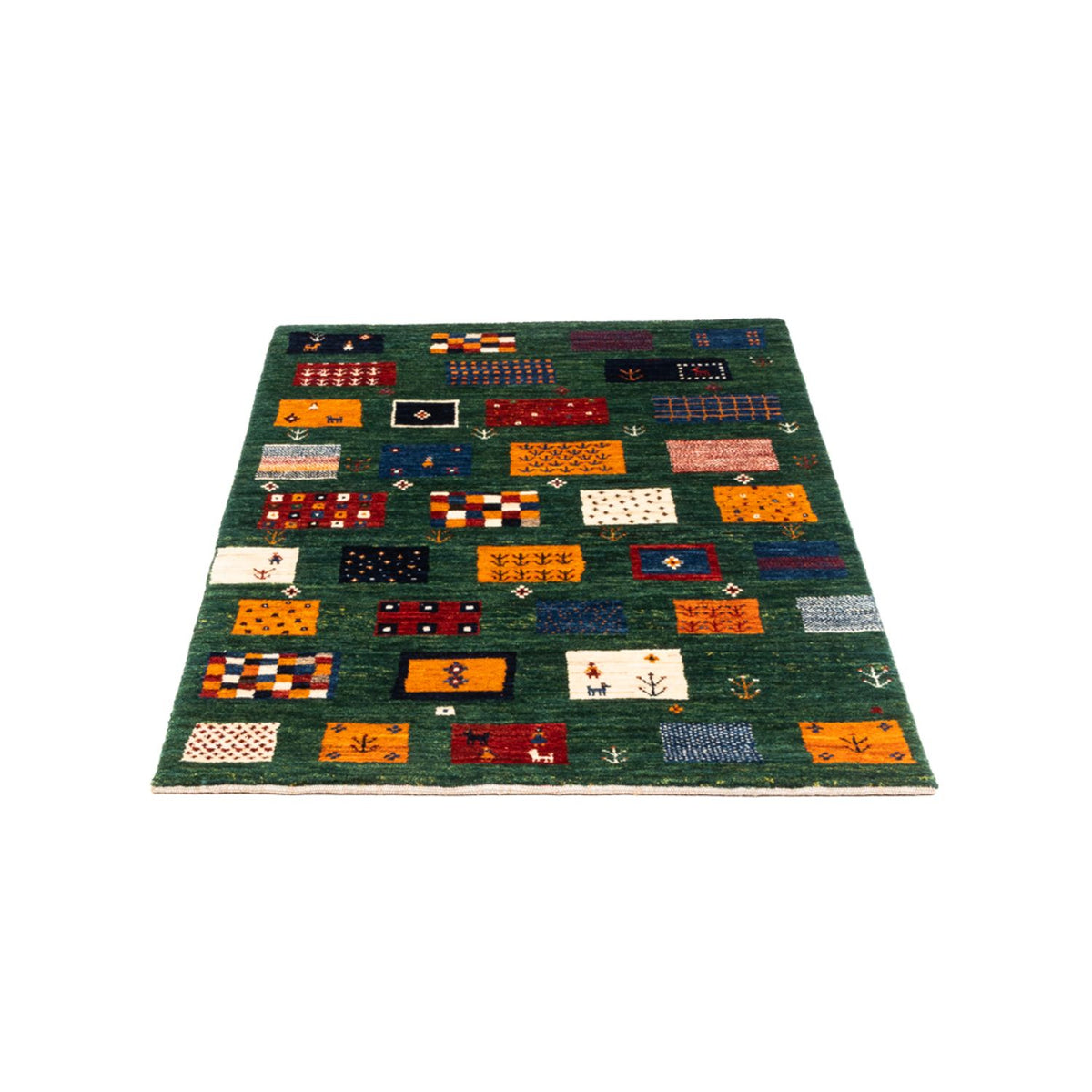 Tapis Gabbeh - Loribaft Persan - Royal - 125 x 80 cm - multicolore