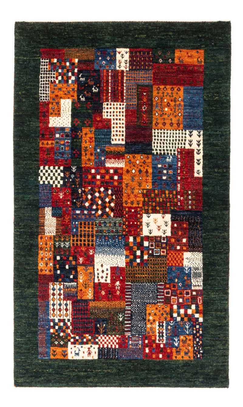 Tapis Gabbeh - Loribaft Persan - Royal - 133 x 83 cm - multicolore