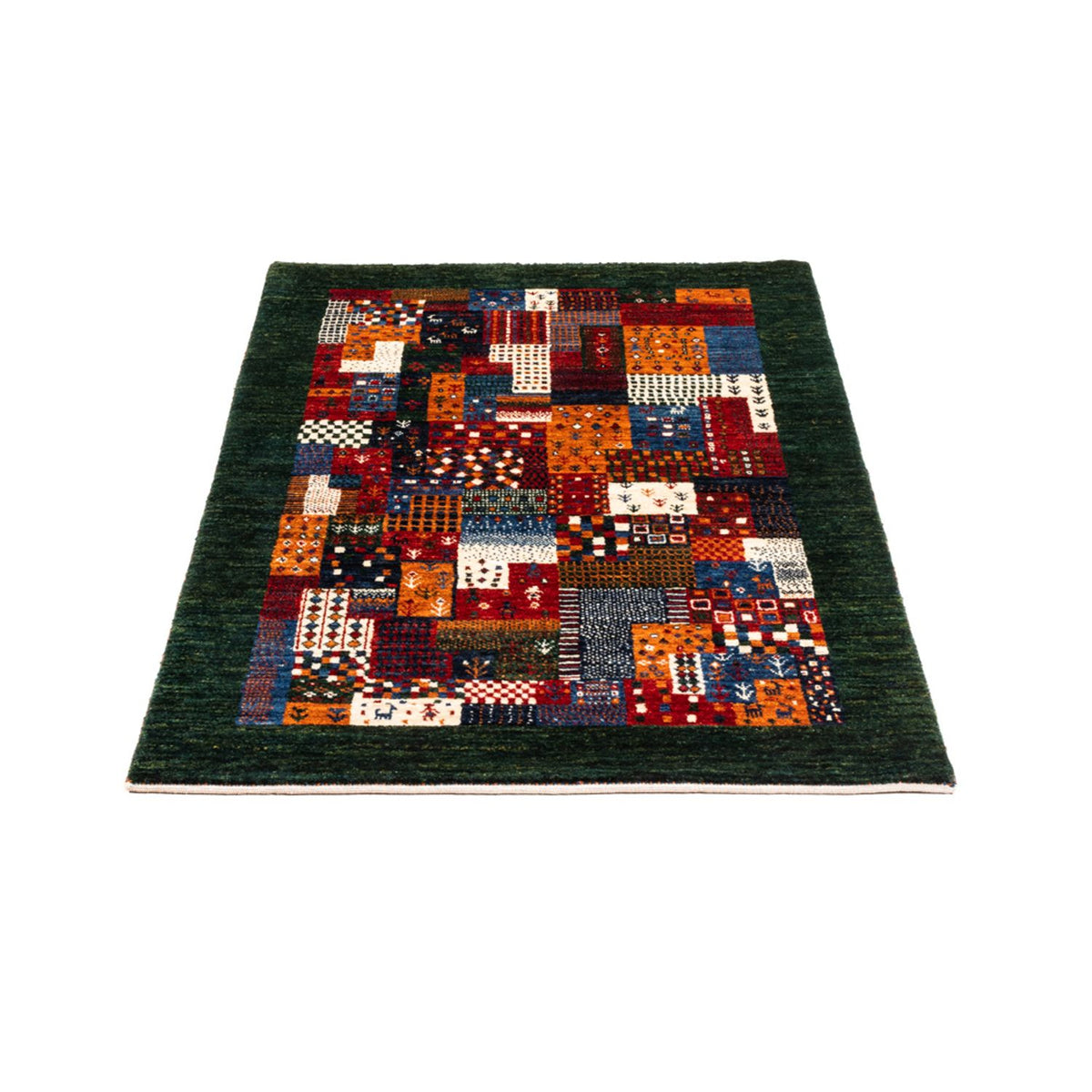 Tapis Gabbeh - Loribaft Persan - Royal - 133 x 83 cm - multicolore