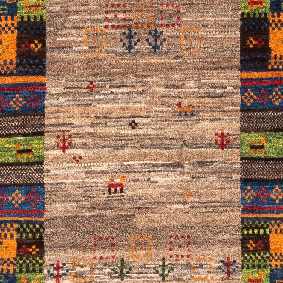 Tapis Gabbeh - Loribaft Persan - Royal - 128 x 80 cm - multicolore