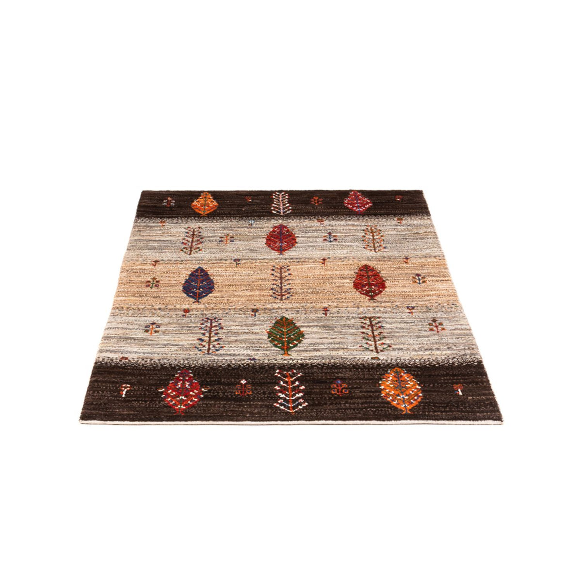 Tapis Gabbeh - Loribaft Persan - Royal - 126 x 85 cm - multicolore