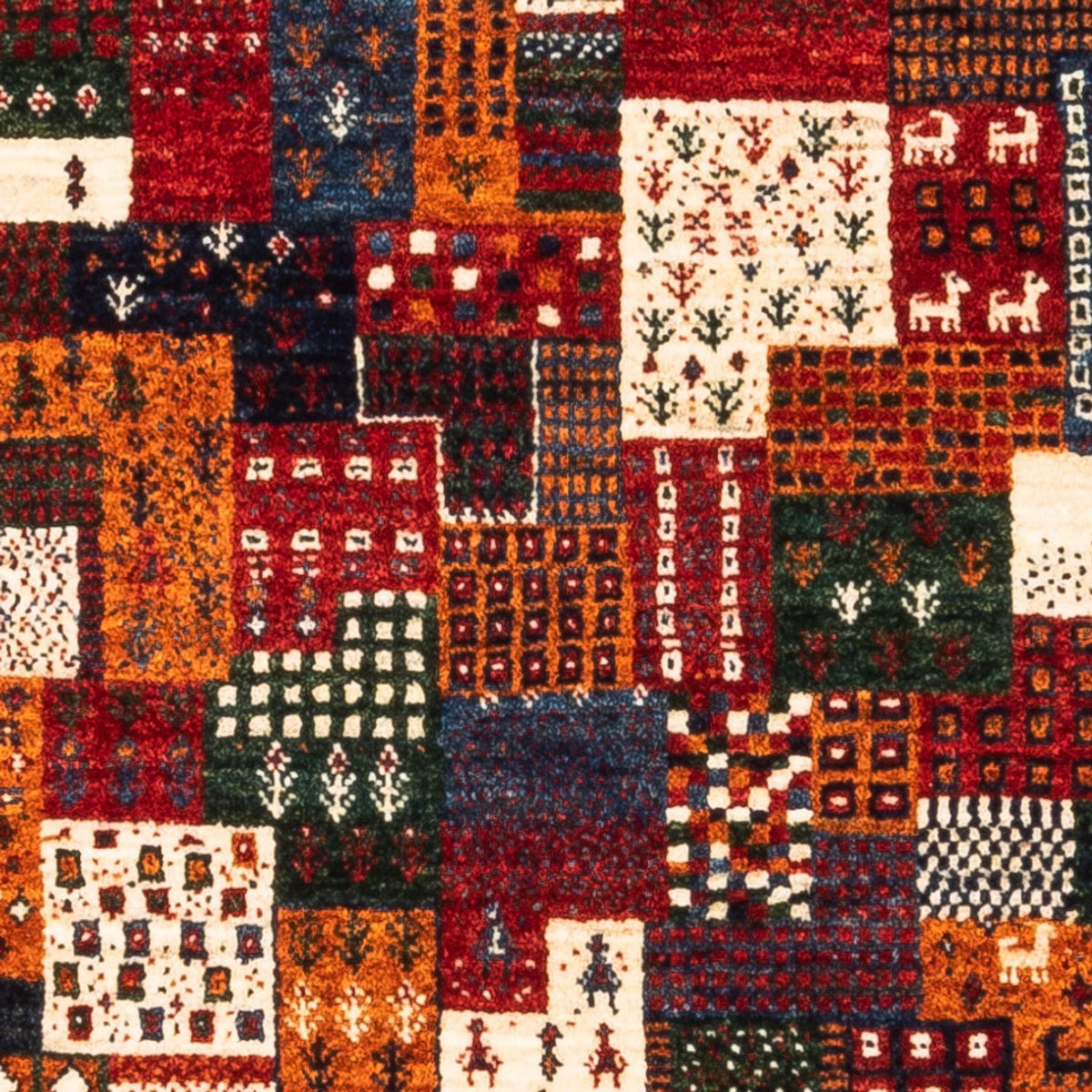 Tapis Gabbeh - Loribaft Persan - Royal - 120 x 85 cm - multicolore