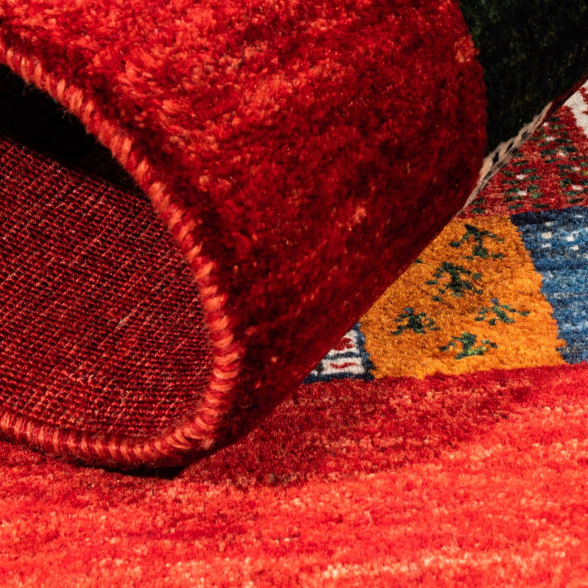 Tapis Gabbeh - Loribaft Persan - Royal - 120 x 85 cm - multicolore