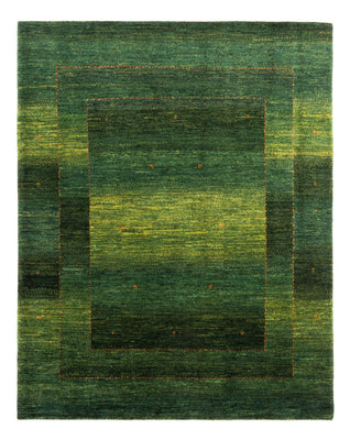 Tapis Gabbeh - Loribaft Persan - 191 x 153 cm - vert