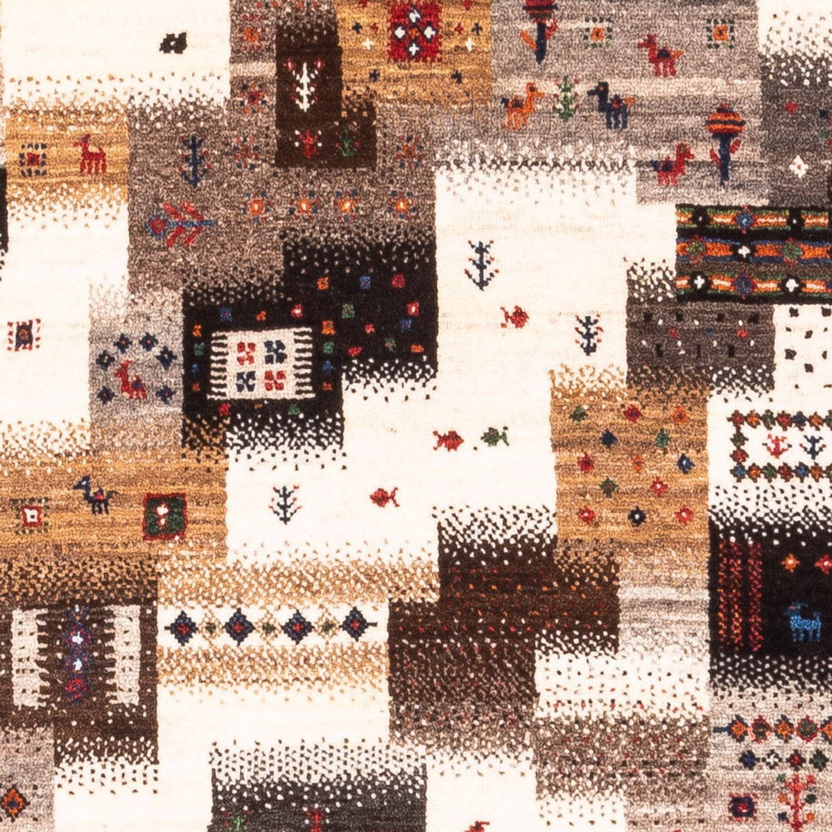 Tapis Gabbeh - Loribaft Persan - Royal - 147 x 85 cm - gris