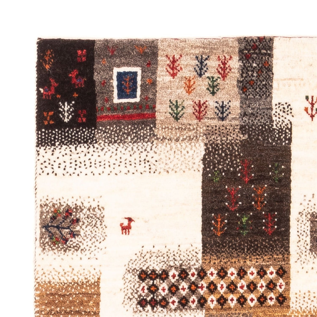 Tapis Gabbeh - Loribaft Persan - Royal - 147 x 85 cm - gris