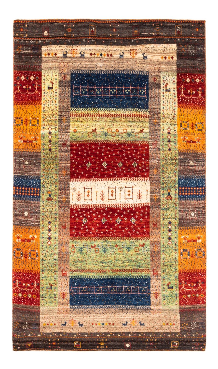 Tapis Gabbeh - Loribaft Persan - Royal - 145 x 90 cm - multicolore