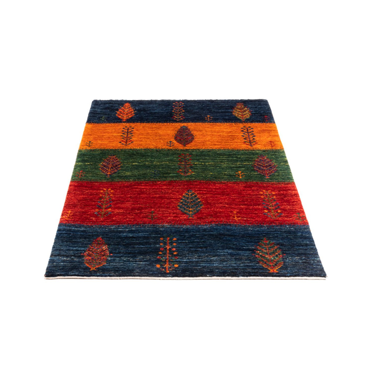 Tapis Gabbeh - Loribaft Persan - Royal - 138 x 84 cm - multicolore
