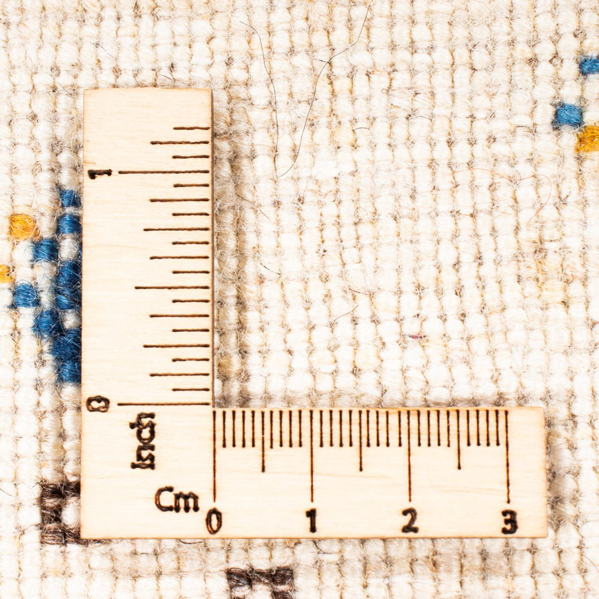 Tapis Gabbeh - Loribaft Persan - Royal - 122 x 78 cm - crème