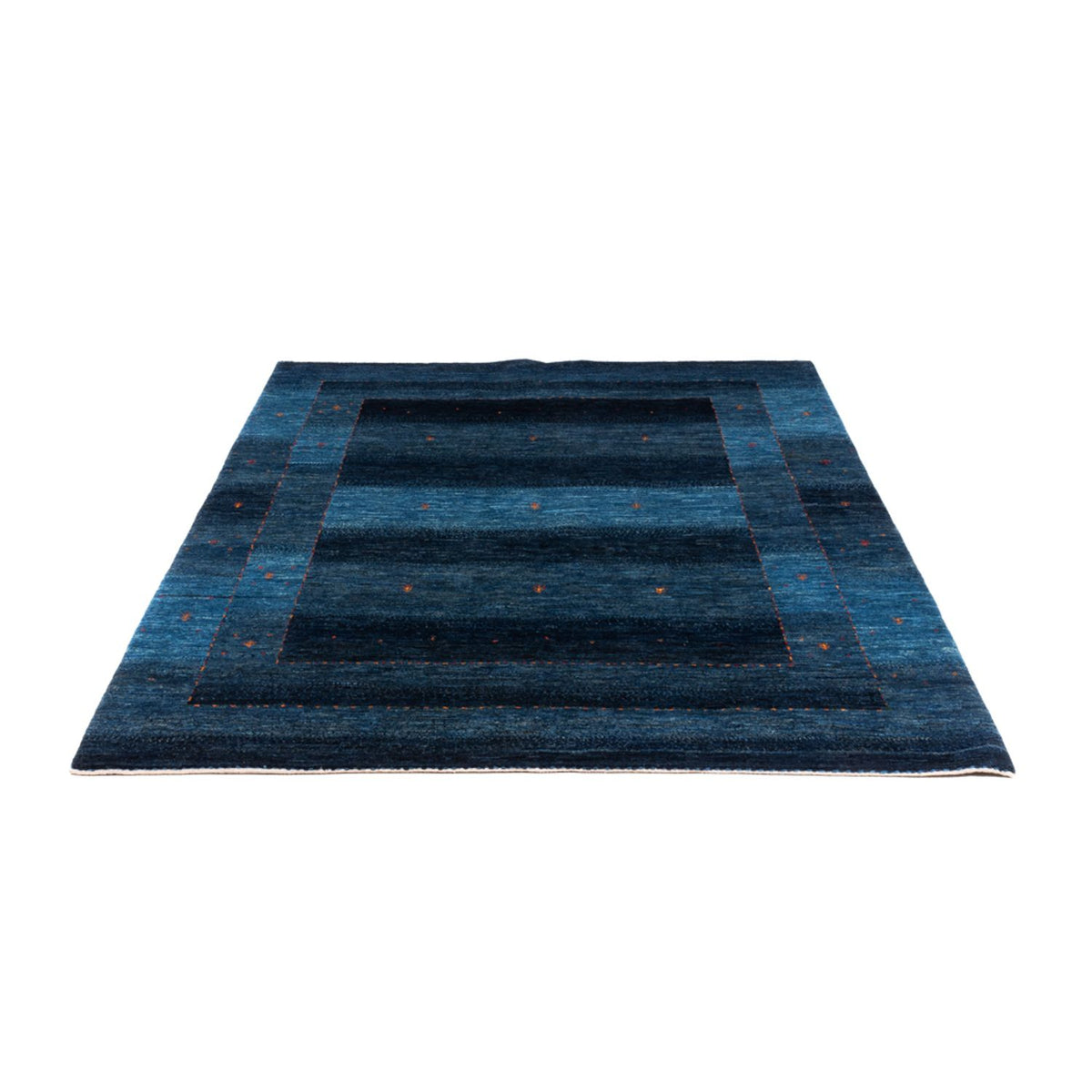 Tapis Gabbeh - Loribaft Persan - 202 x 154 cm - bleu
