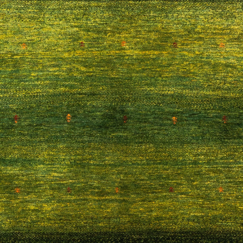 Tapis Gabbeh - Loribaft Persan - 202 x 151 cm - vert