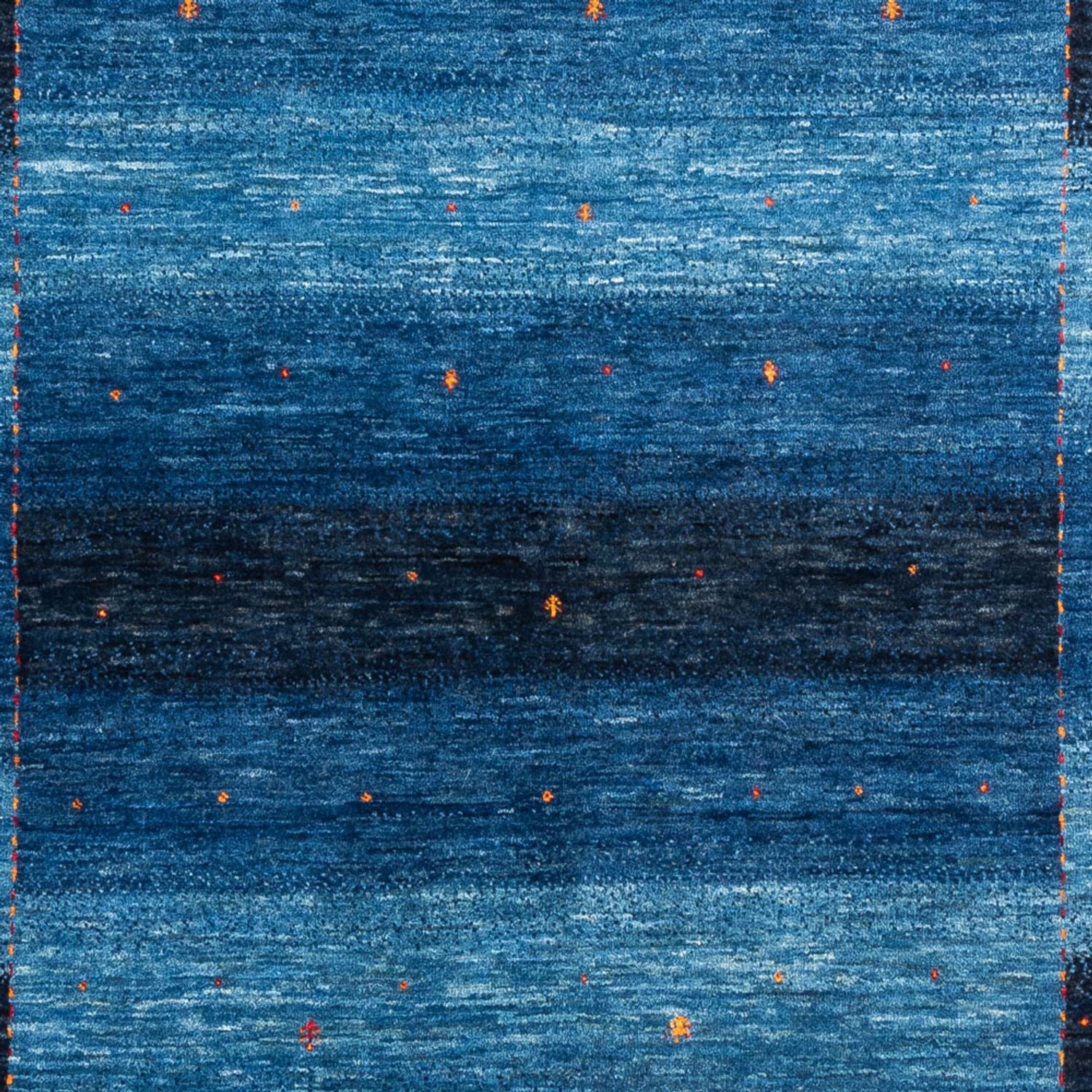 Tapis Gabbeh - Loribaft Persan - 215 x 152 cm - bleu
