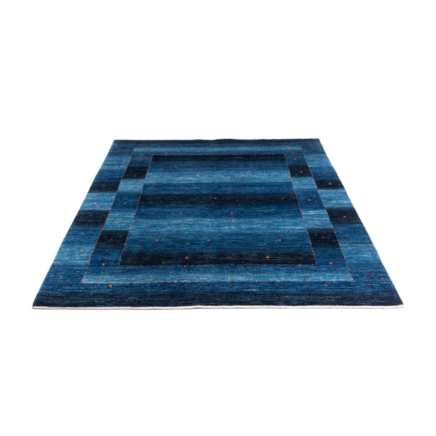 Tapis Gabbeh - Loribaft Persan - 215 x 152 cm - bleu