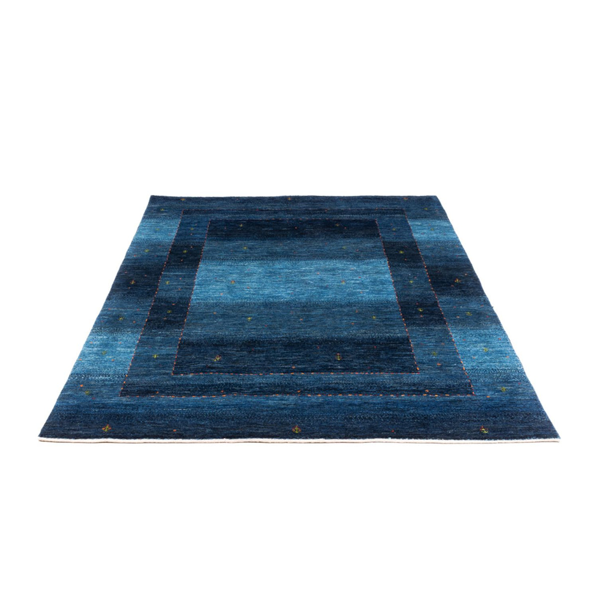 Tapis Gabbeh - Loribaft Persan - 213 x 144 cm - bleu