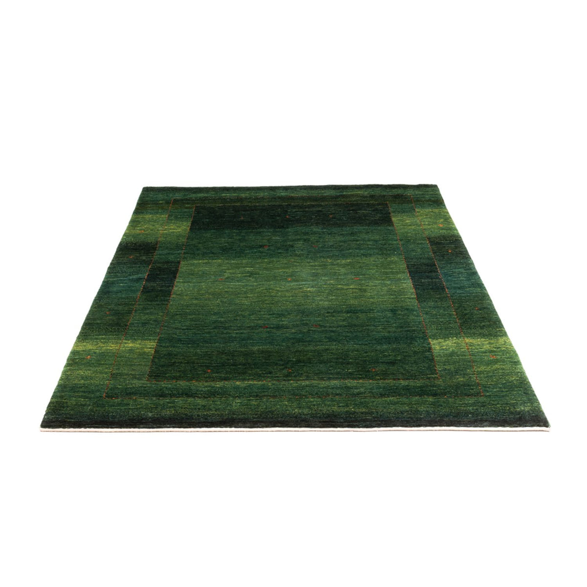 Tapis Gabbeh - Loribaft Persan - 197 x 135 cm - vert