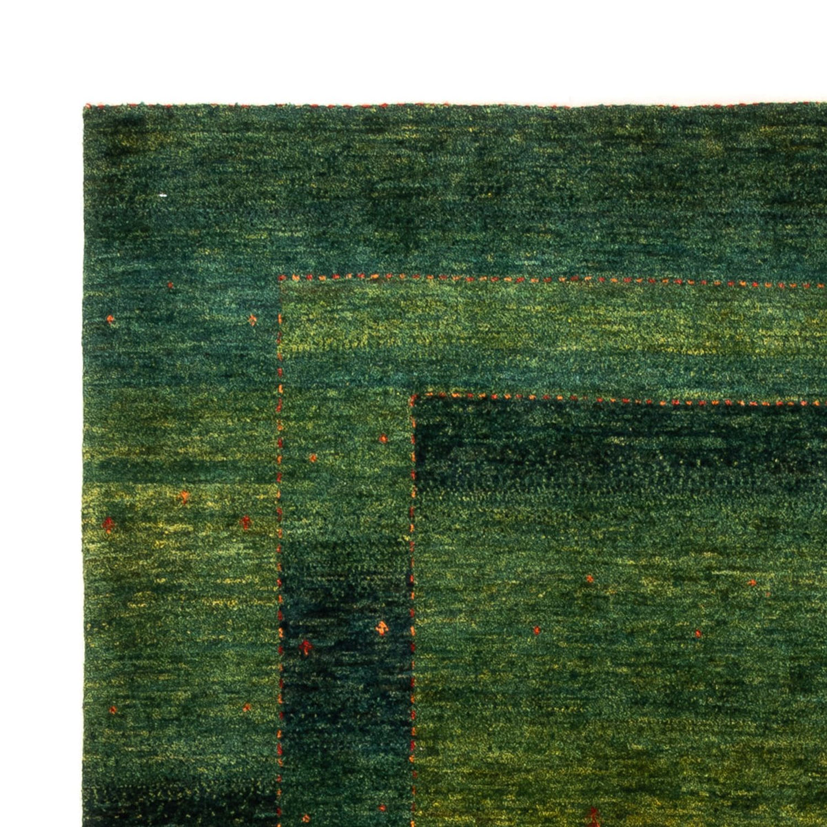 Tapis Gabbeh - Loribaft Persan - 200 x 160 cm - vert