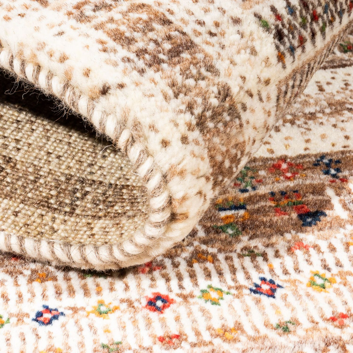 Tapis Gabbeh - Loribaft Persan - Royal - 136 x 84 cm - multicolore