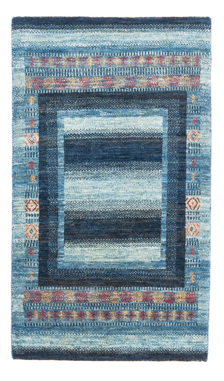 Tapis Gabbeh - Loribaft Persan - Royal - 128 x 78 cm - bleu
