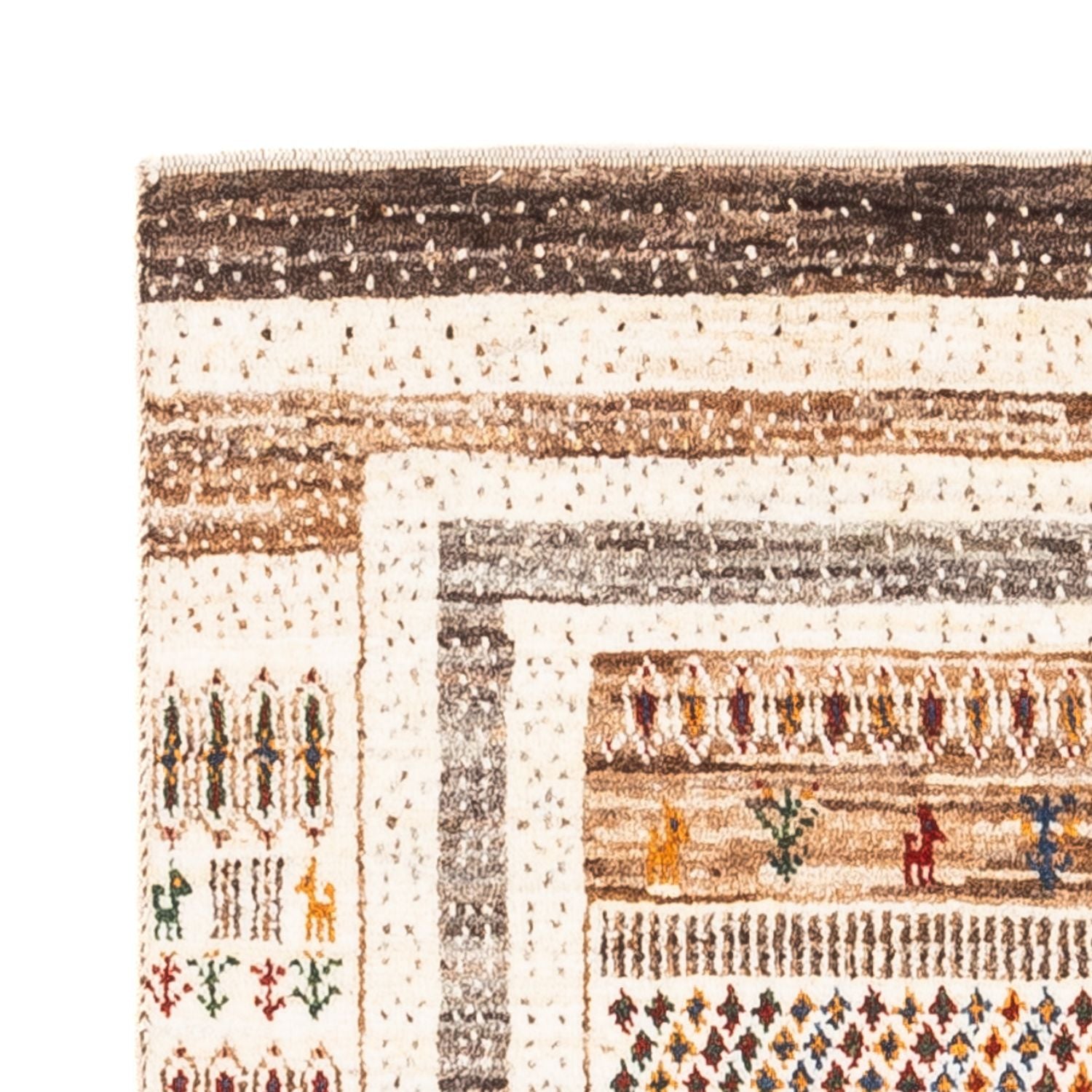 Tapis Gabbeh - Loribaft Persan - Royal - 117 x 76 cm - multicolore