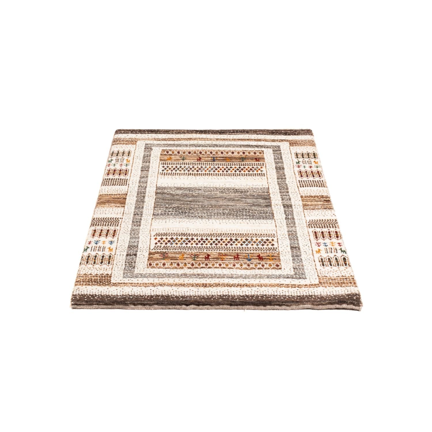 Tapis Gabbeh - Loribaft Persan - Royal - 117 x 76 cm - multicolore