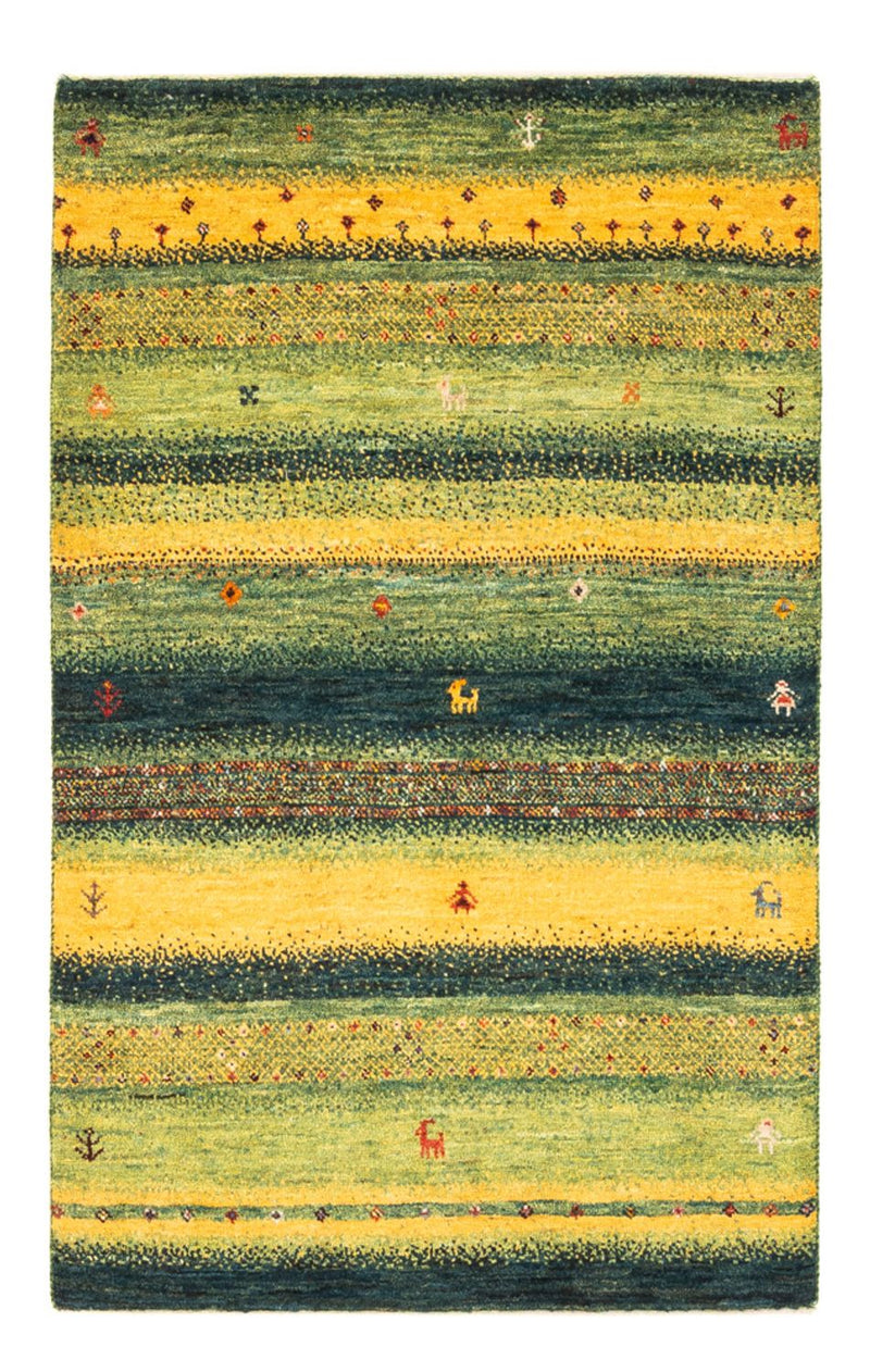 Tapis Gabbeh - Loribaft Persan - Royal - 131 x 86 cm - multicolore