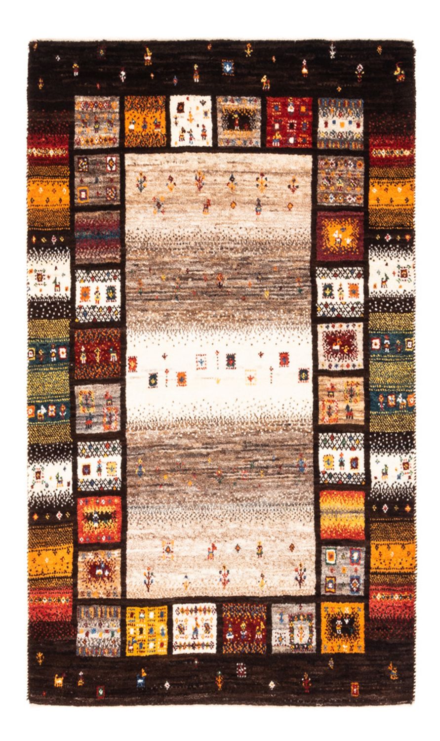 Tapis Gabbeh - Loribaft Persan - Royal - 136 x 87 cm - multicolore