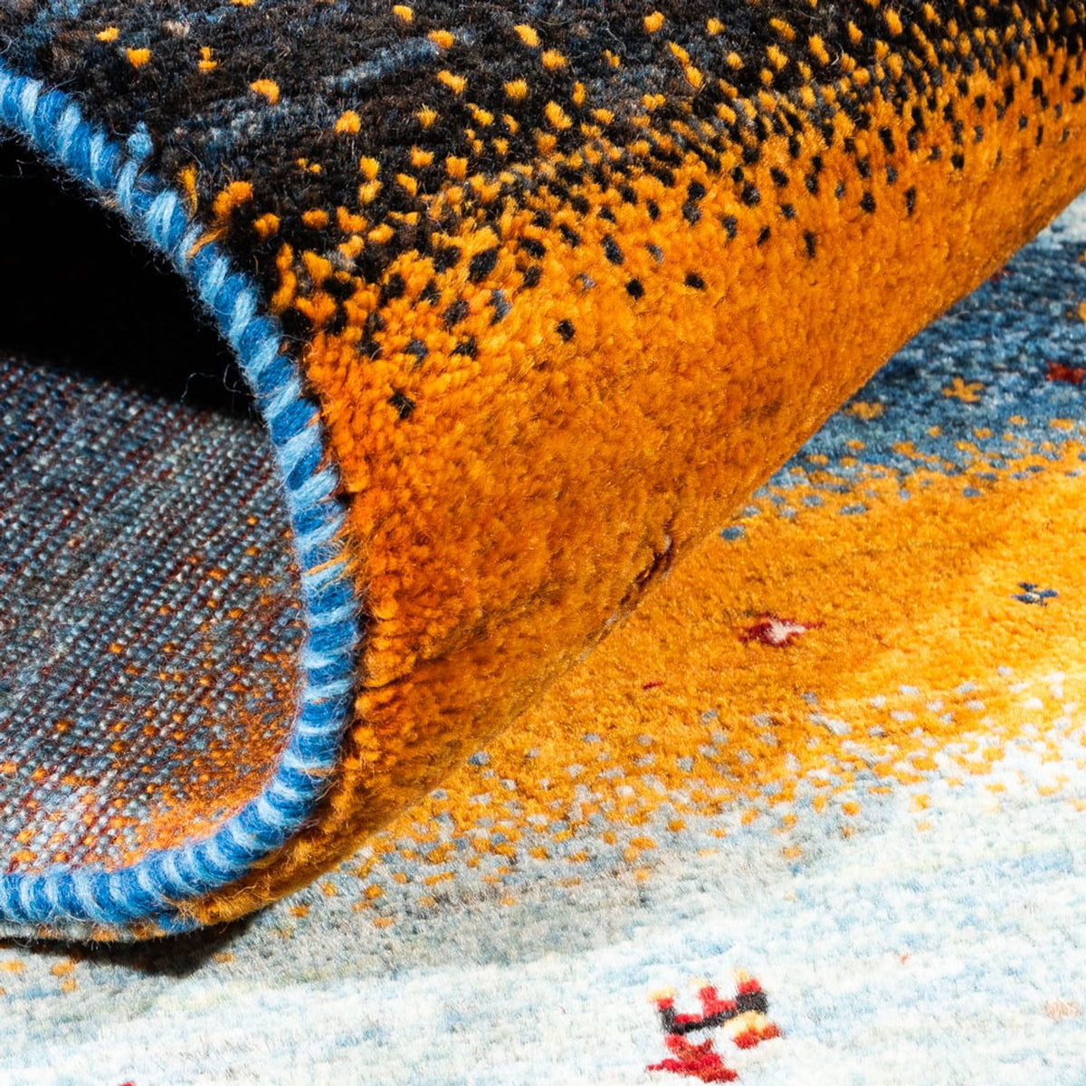 Tapis Gabbeh - Loribaft Persan - Royal - 170 x 103 cm - multicolore