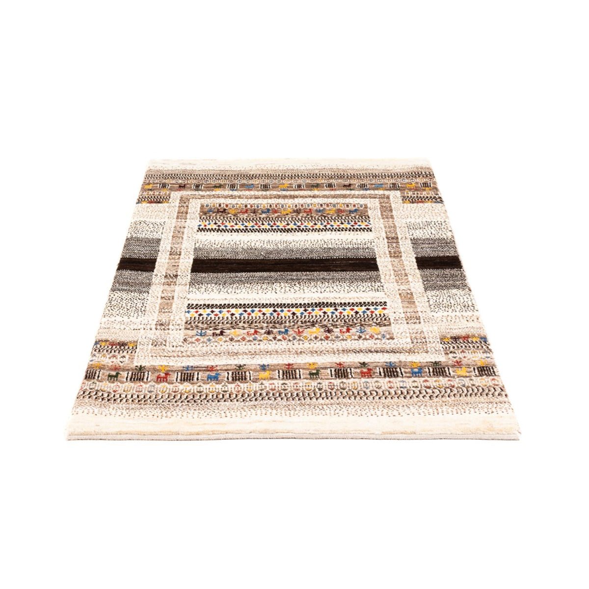 Tapis Gabbeh - Loribaft Persan - Royal - 132 x 84 cm - multicolore