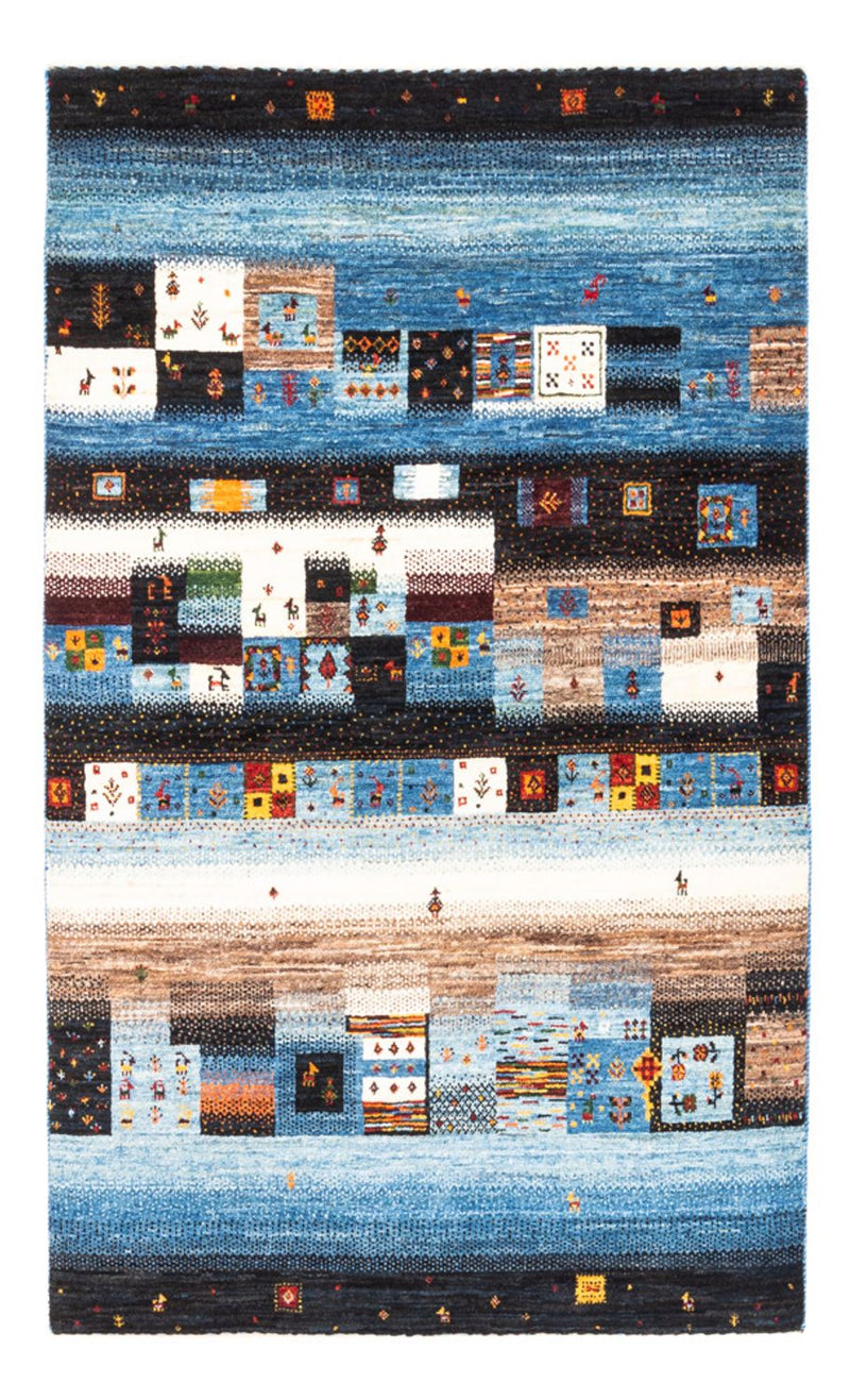 Tapis Gabbeh - Loribaft Persan - Royal - 162 x 106 cm - multicolore