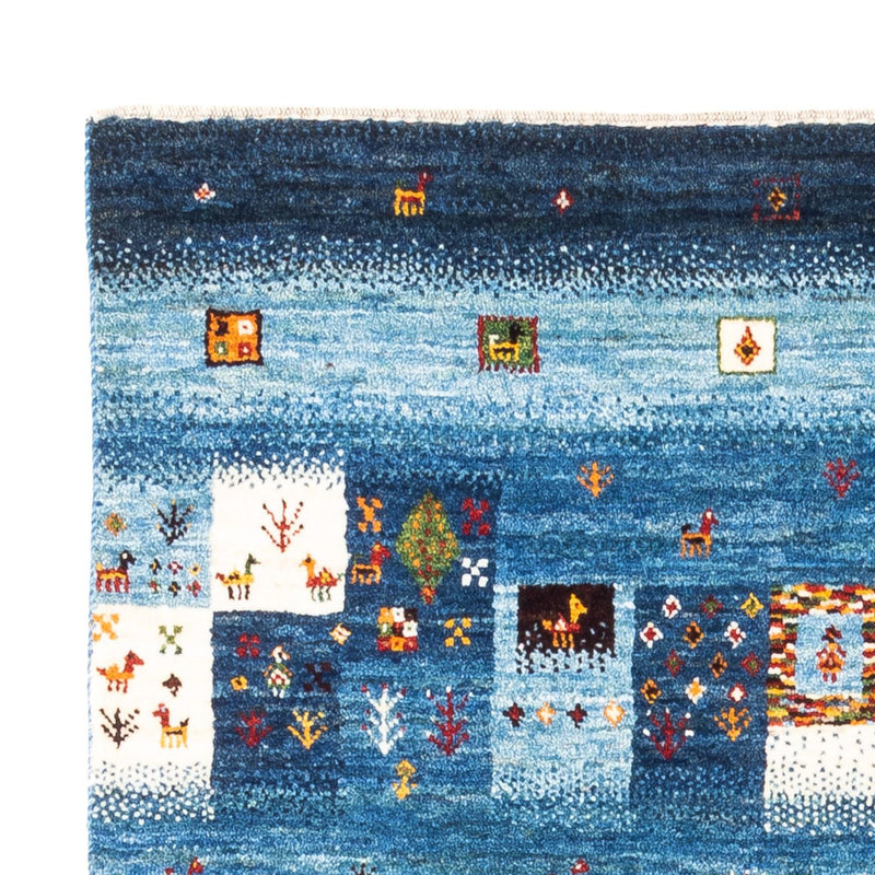 Tapis Gabbeh - Loribaft Persan - Royal - 154 x 103 cm - multicolore