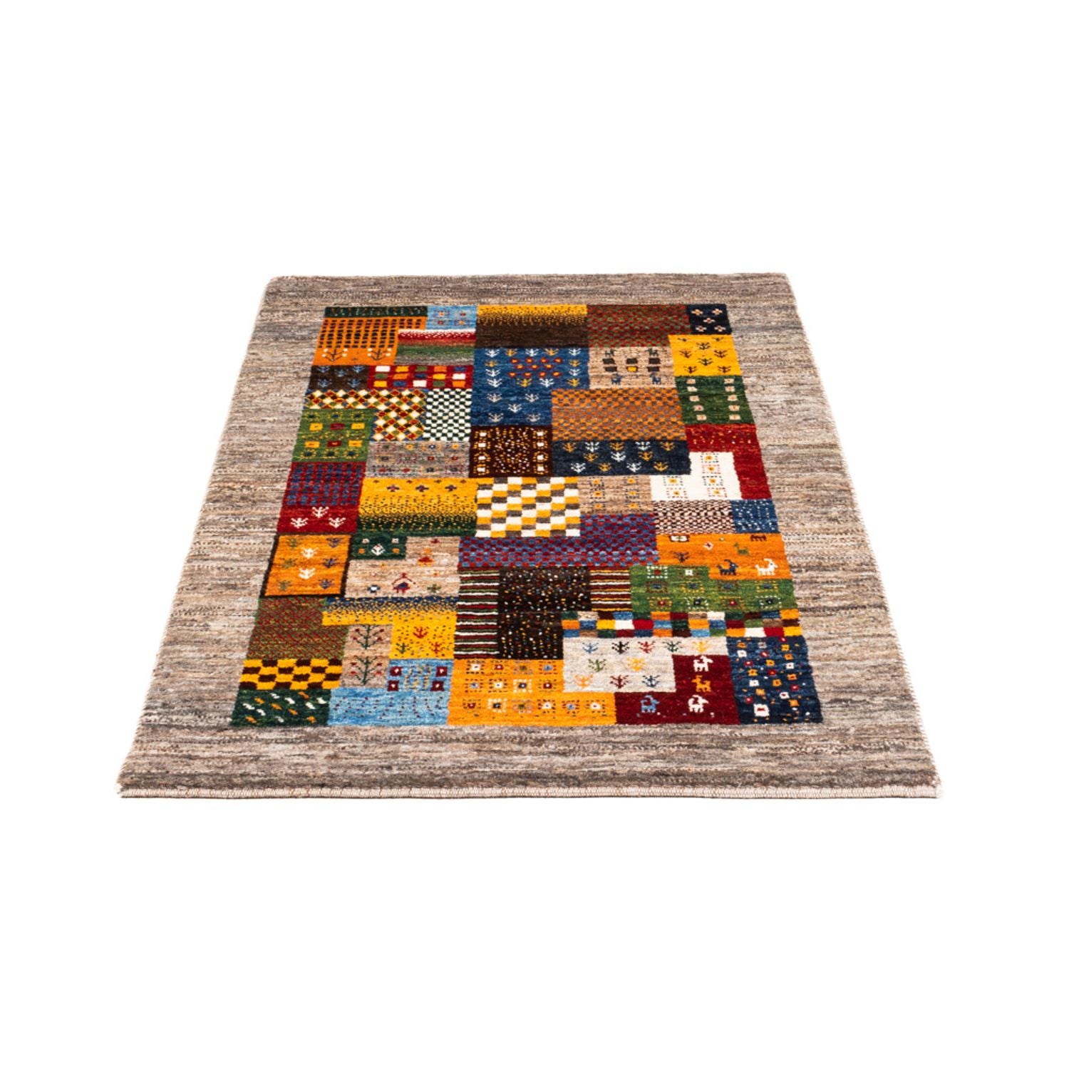 Tapis Gabbeh - Loribaft Persan - Royal - 138 x 84 cm - multicolore