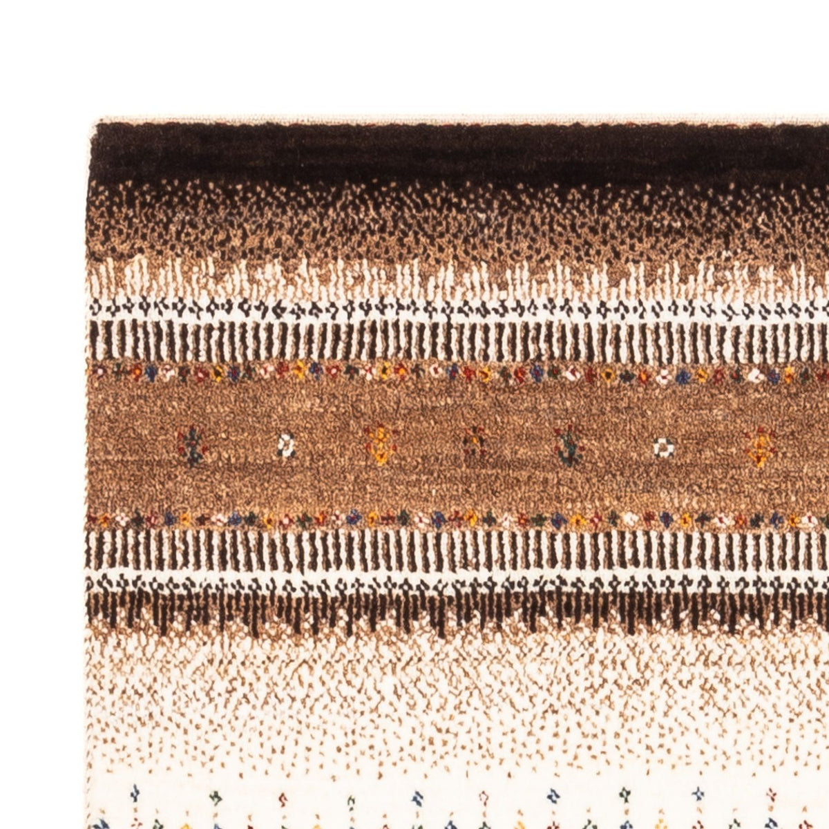 Tapis Gabbeh - Loribaft Persan - Royal - 128 x 85 cm - multicolore