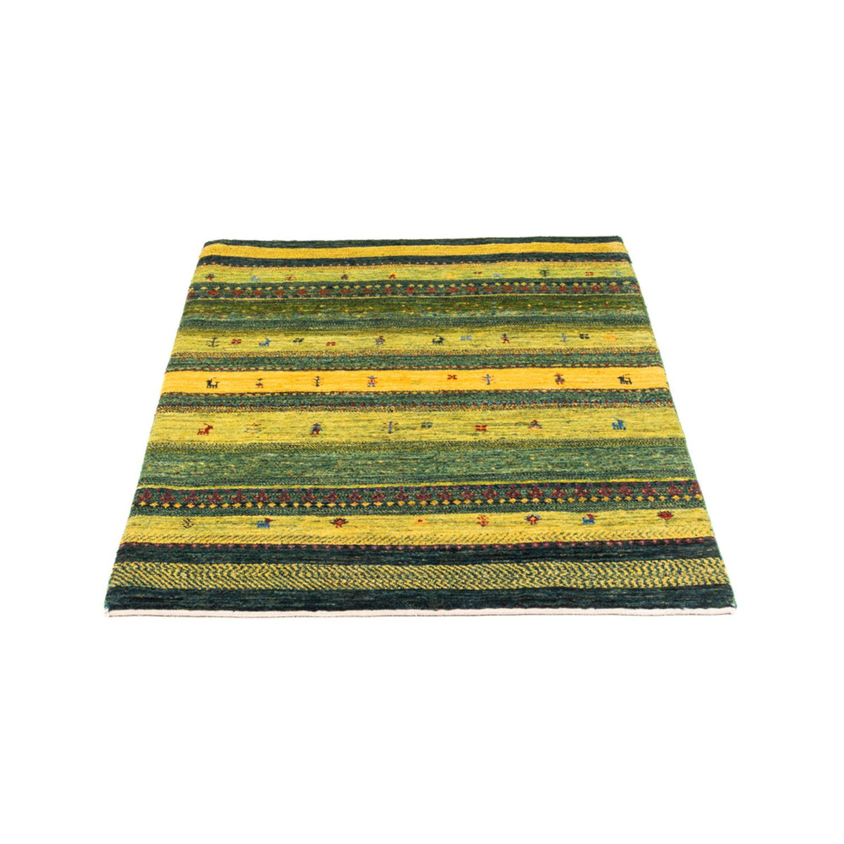 Tapis Gabbeh - Loribaft Persan - Royal - 128 x 85 cm - multicolore
