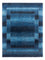 Tapis Gabbeh - Loribaft Persan - 204 x 153 cm - bleu
