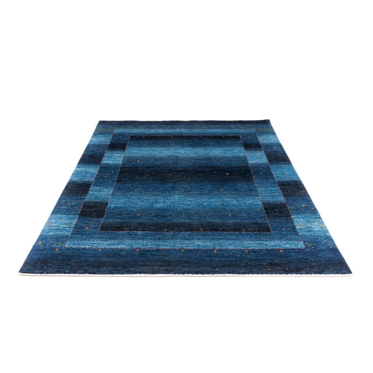 Tapis Gabbeh - Loribaft Persan - 204 x 153 cm - bleu