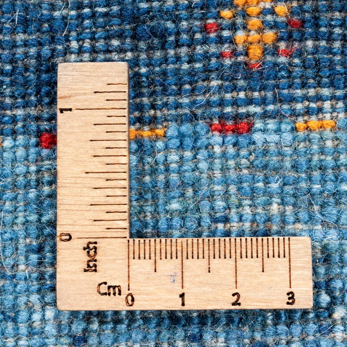 Tapis Gabbeh - Loribaft Persan - 204 x 153 cm - bleu